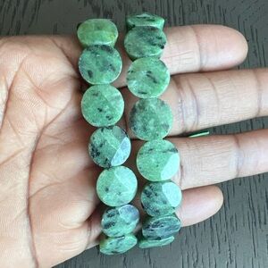 Ruby zoisite soft bangle (one)